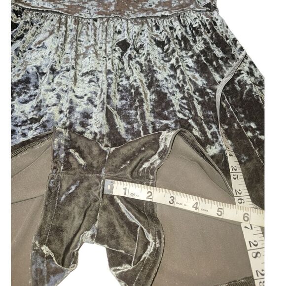 Nwot American Eagle Crushed Velvet Romper Olive Green M - Picture 10 of 12